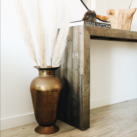 Accents Brass Tall Floor Vase Poshmark